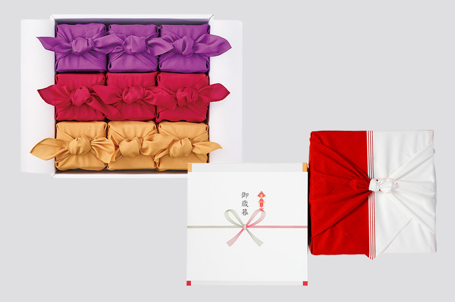 【御歳暮限定】仁多米・比田米・神楽米 2合9個セット 紅白風呂敷包装