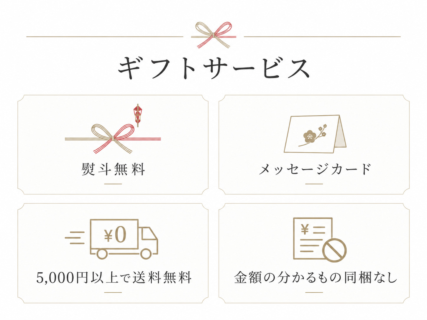 ギフトサービス案内
